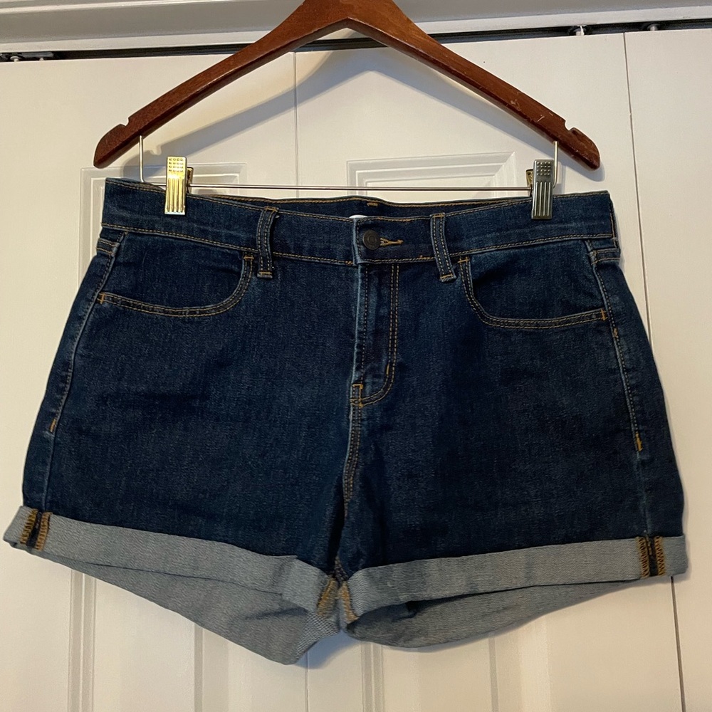 Old Navy Dark Blue Jean Shorts